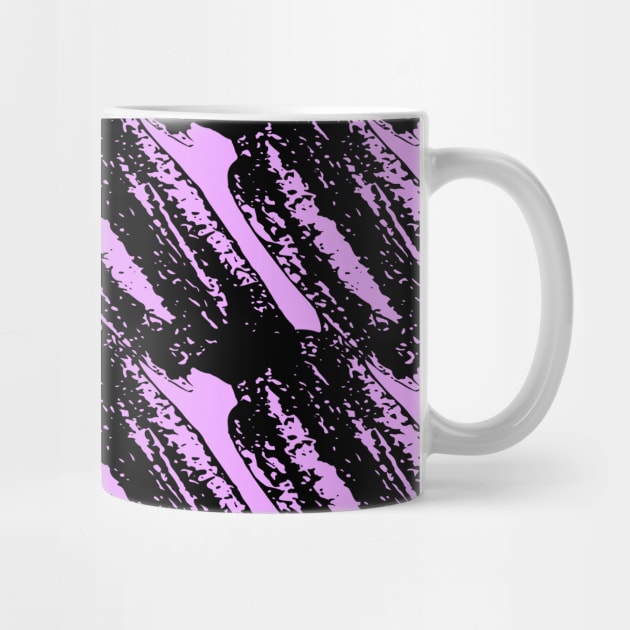 Black abstraction on a lilac, violet background by grafinya